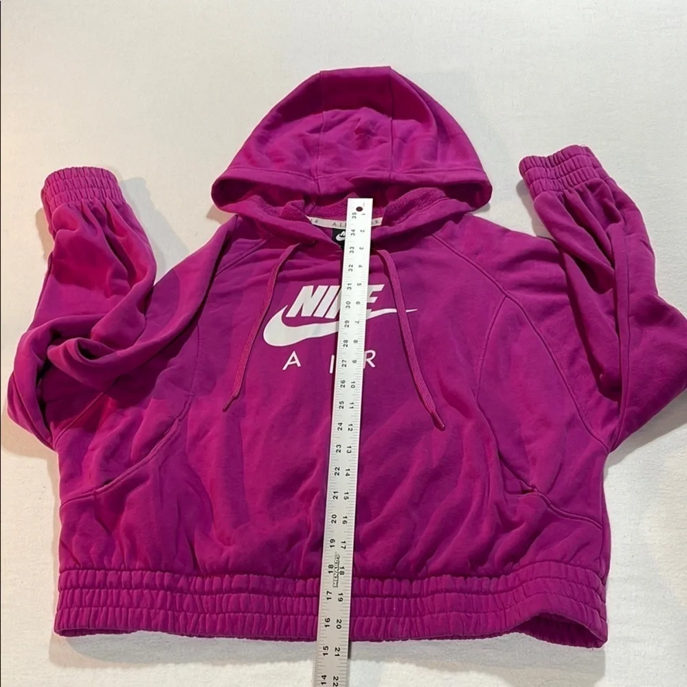 Nike Air Oversized Loose Fit Baggy Cropped Hoodie Long Sleeve Large